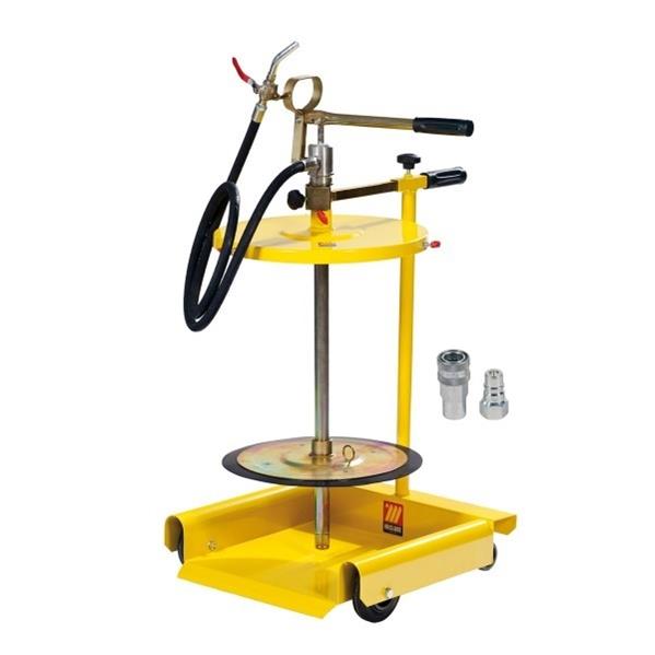 Verrijdbare hand vetvulpomp voor 50-60 KG  Ø370-420 mm