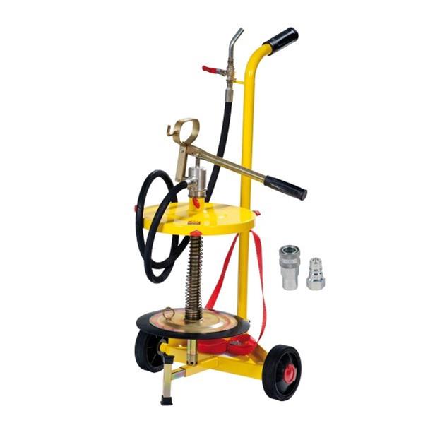 Verrijdbare hand vetvulpomp voor 18-30 KG  Ø260-320 mm