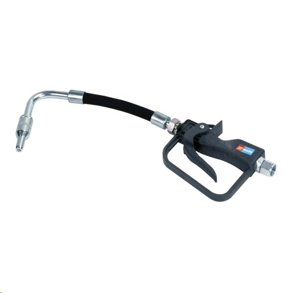 Oliepistool, Flexibele uitloop 90°, drupventiel Ø14mm