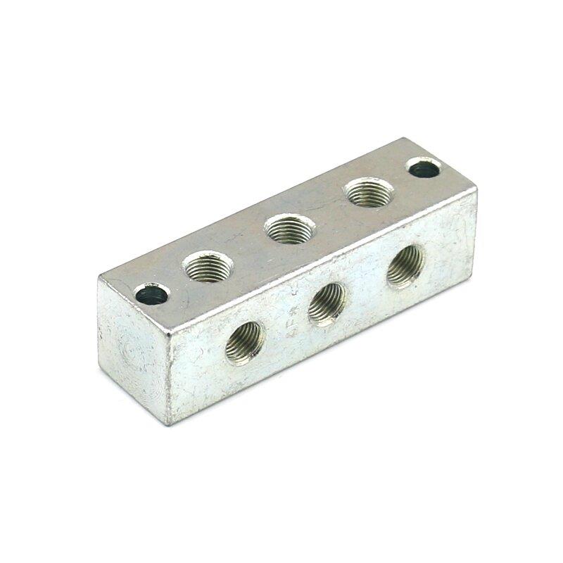 3x3 Smeernippelblok staal verzinkt M10x1 2 x Bev.gat.