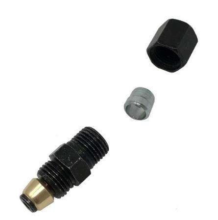 Snijringkoppeling 6mm incl terugslagklep tbv Lincoln SSV(D)