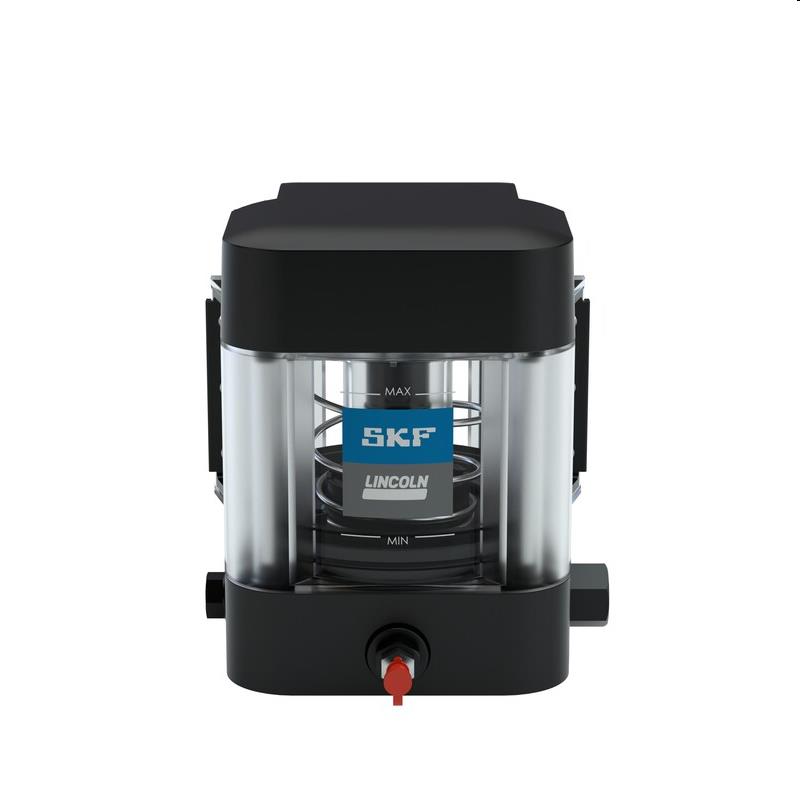 Lincoln-SKF vetpomp CLP Basic Plus 24VDC 1K6 Verstevigde montagebeugel incl. laag niveau melder