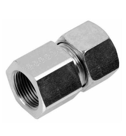 RVS Rechte Koppeling GAI 8LR