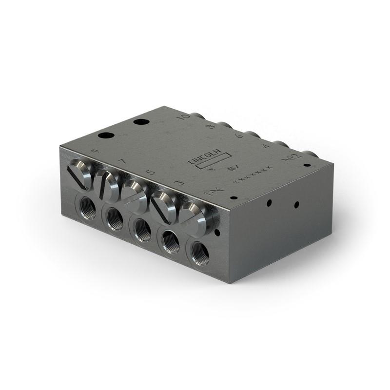 Lincoln SSV verdeler 10 uitgangen staal