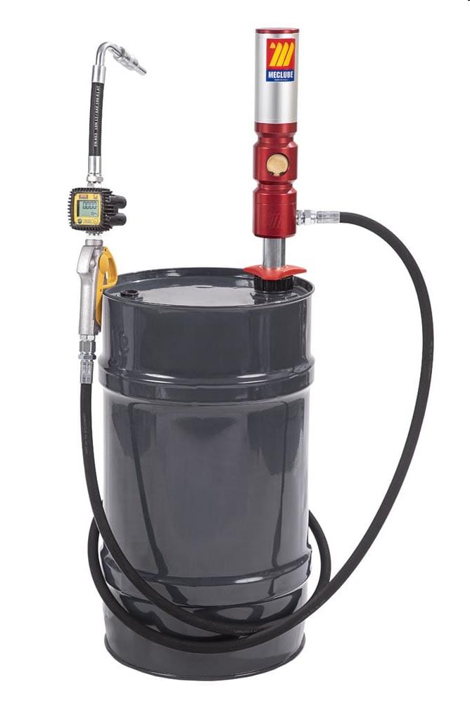 Pneumatische olie set 3:1, 50-60 ltr., incl 3 mtr. 1/2" slang, digitale afgifte meter