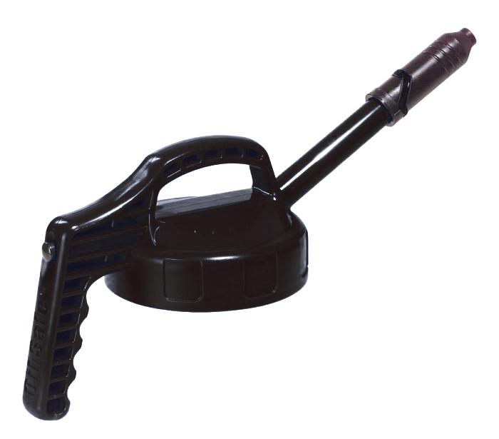 OilSafe Deksel met lange tuit zwart