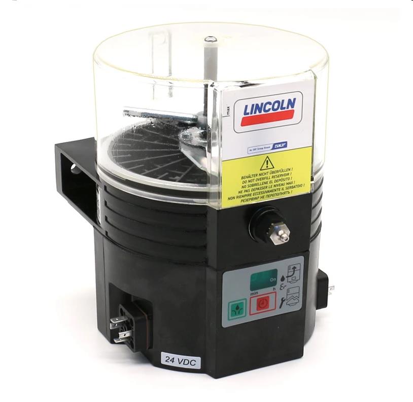 Lincoln P401, 1KG, 24 VDC met timer, 6 uitgangen vertikaal, bajonet stekker