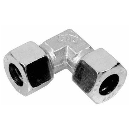 RVS Haakse doorverbinder W8L