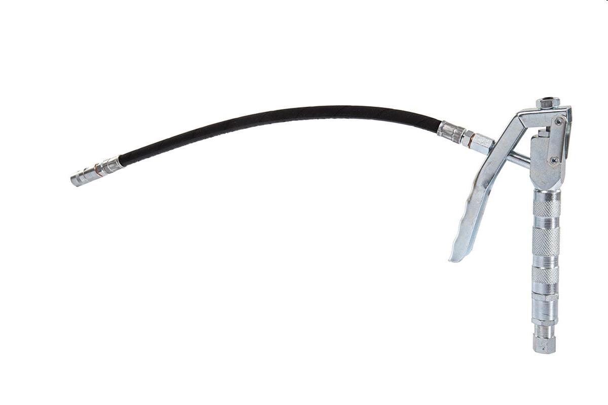 Vetpistool met doseerslangetje 400mm en 4 beks grijpkoppeling + Z-Swivel