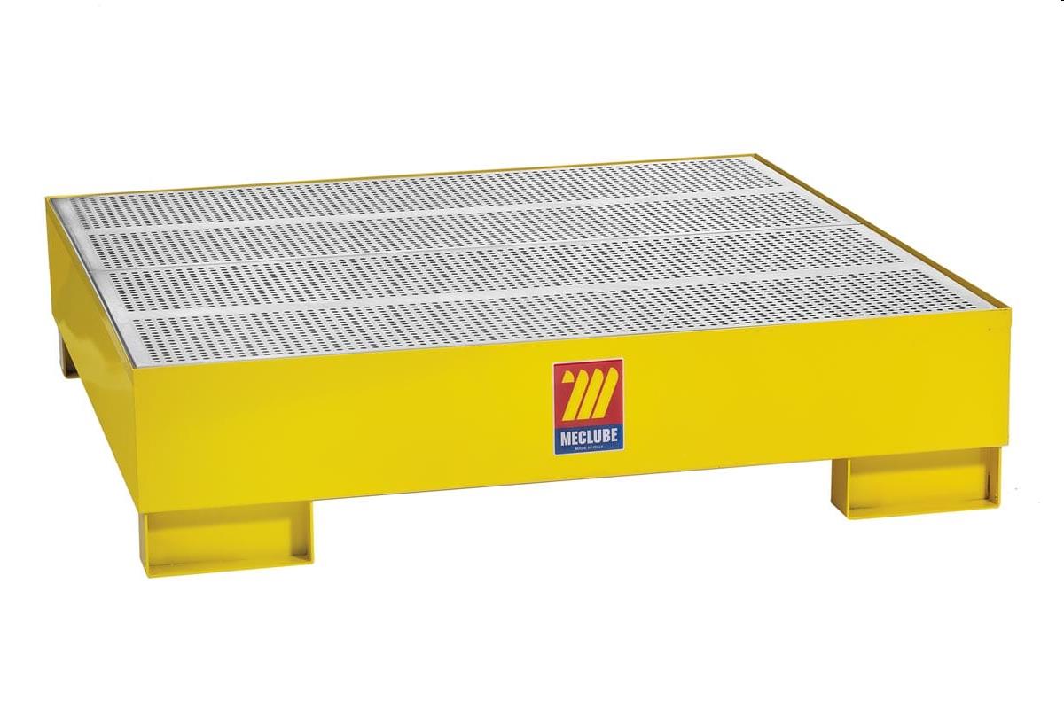 Olie opvangbak voor 4 x 180-220 ltr. vat