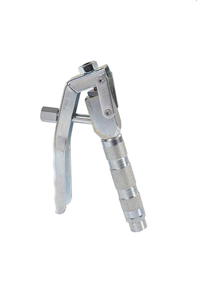 Doorsmeer vetpistool zonder pijpje of slangetje met 4-beks grijpkoppeling