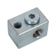 1x1 Smeernippelblok staal verzinkt M10x1 1x Bev.gat.