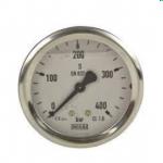 Manometers Ø 63 AA G1/4" RVS kast