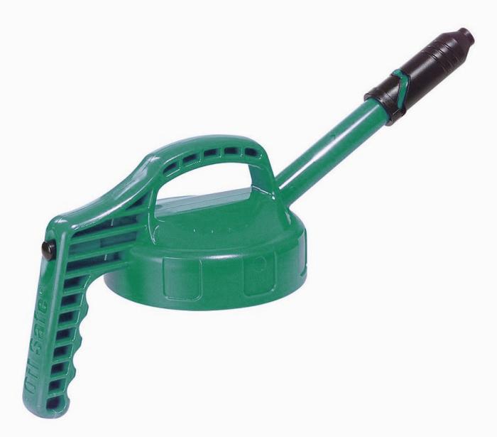 OilSafe Deksel met lange tuit groen