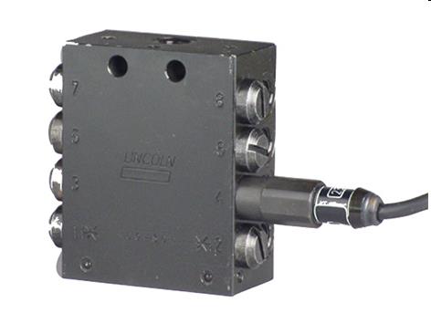 Lincoln SSV verdeler 12 uitgangen staal + sensor