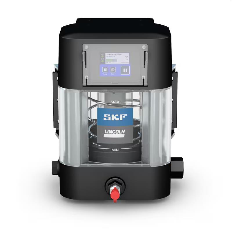 Lincoln-SKF vetpomp CLP Touch 24VDC, 1K6, Links Bajonetstekker, 7-polig