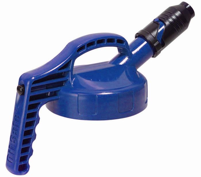 OilSafe Deksel met korte tuit blauw