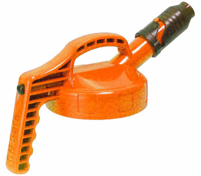 OilSafe Deksel met korte tuit oranje
