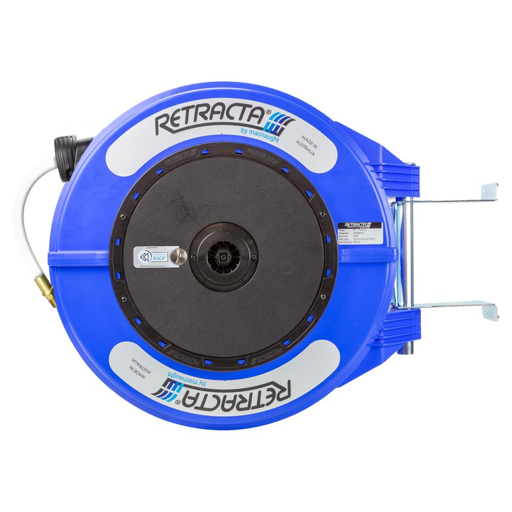 Retracta R3 RACR premium veerbediende waterhaspel met 20m x 1/2 " slang (Blauw)