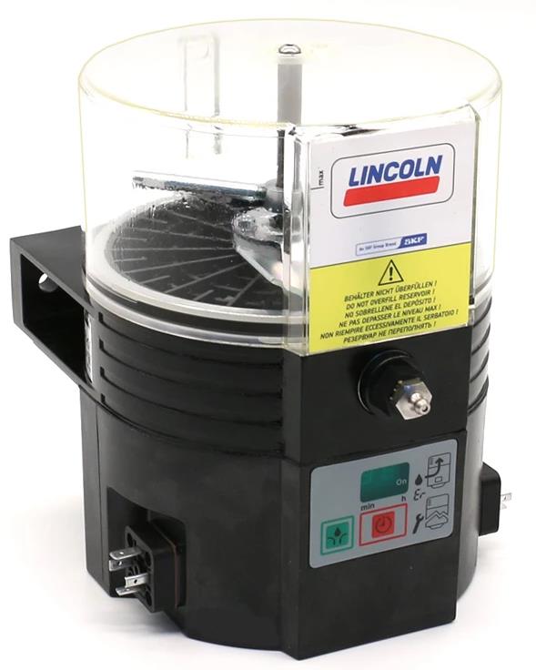 Lincoln P401, 1KG, 12 VDC met timer, 6 uitgangen vertikaal, vierkante stekker