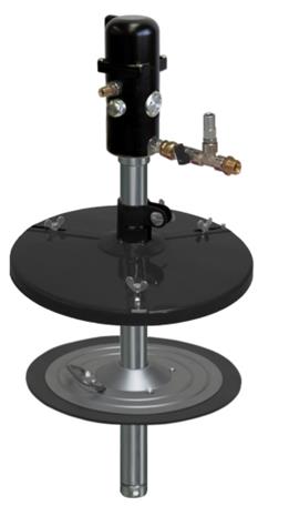 Pneumatische vetpomp pneuMATO-fill stationair 15-18KG