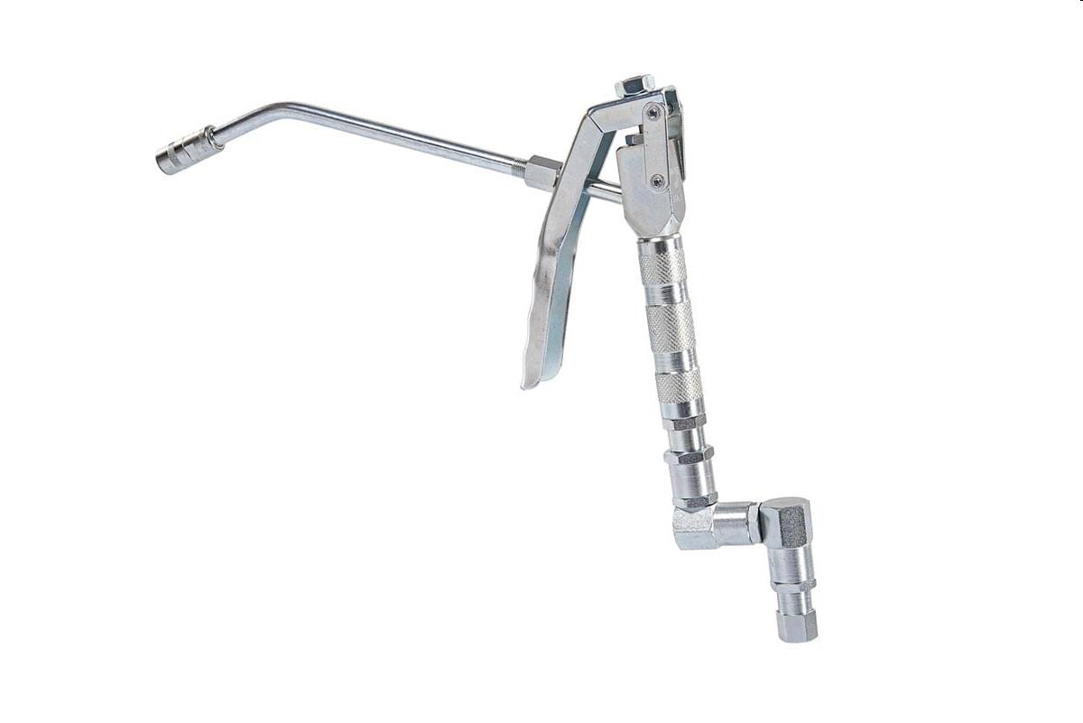 Vetpistool met doseerpijpje 200mm en 4 beks grijpkoppeling + Z-Swivel
