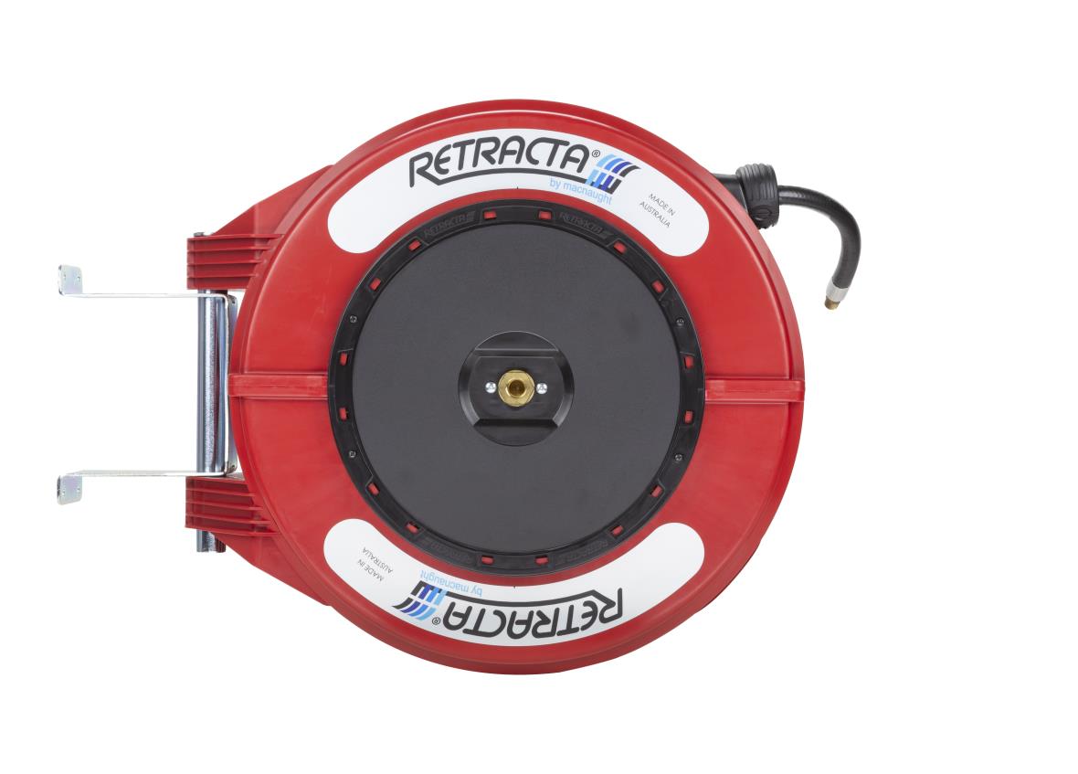 Retracta R3 Premium veerbediende hogedruk waterhaspel met 20m x 1/4 " slang (rood)