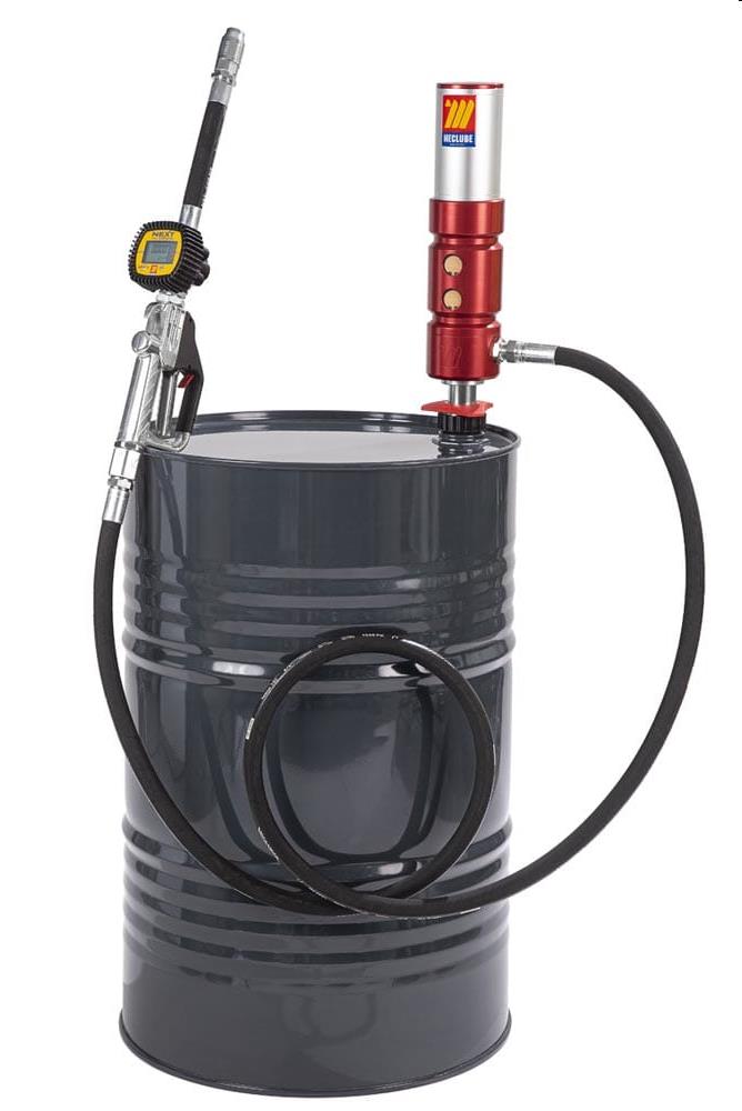 Pneumatische olie set 5:1, 180-220 ltr., incl 3 mtr. 3/4" slang, digitale afgifte meter